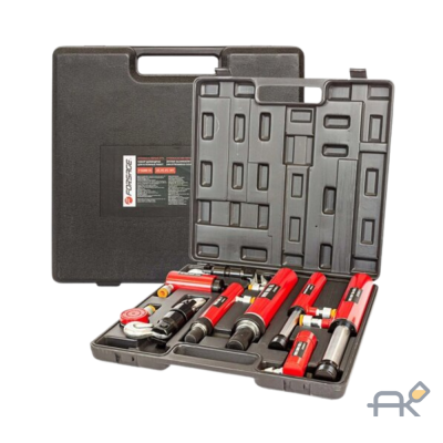 Комплект цилиндров гидравлических прямого и обратного действия 2т. 4т. 5т. 10т в пластиковом кейсе 7пр. (F-0200-1S)